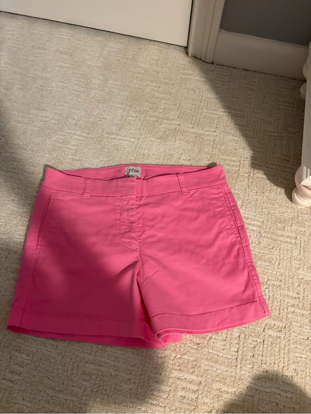 J. Crew Pink Cotton Chino Bermuda Shorts